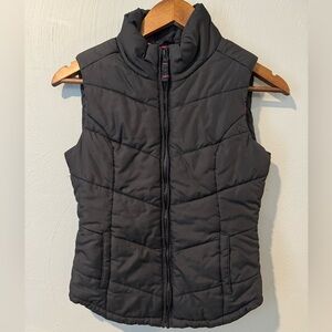 Aeropostale Black Puffer Vest